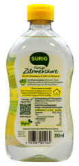 Surig flüssige Zitronensäure, 6 x 390ml Flasche