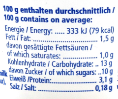 frischli Milchpudding Butterkeks, 20 x 85g Becher