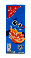 Gut & Günstig Orangensaft, 40 x  0.2 l Trinkpäckchen