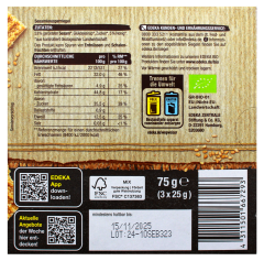 Bio Sesam Knusperriegel, 10 x 75g Packung