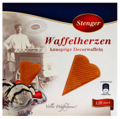 Stenger Waffelherzen, 3 x 430g Schachtel