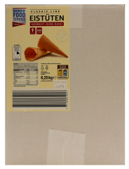 Classic Line Eistüten gedreht ohne Rand, 1 x 6.25 kg Karton