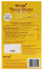 Hellma Honig Sticks, 1 x 800g Karton