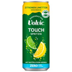 Volvic Touch Spritzig Zitrone-Limette zero, 12 x 0.33 l Dose EINWEG