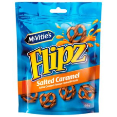 Mc Vities Flipz Salted Caramel, 6 x 90g Beutel