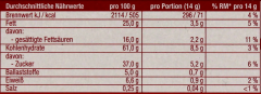 Gut & Günstig Schoko-Butterkeks Zartbitter, 8 x 125g Schachtel