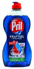 Pril Kraftgel Ultra Plus Handgeschirrspülmittel, 4 x 450ml Flasche