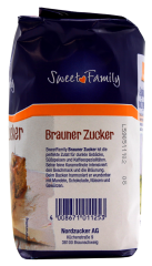 Nordzucker Sweet Family Brauner Zucker, 5 x 1 kg Packung