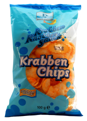 Werner Lauenroth Krabbenchips Thai-Chili, 10 x 100g Tüte