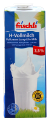 frischli H-Vollmilch 3.5% Fett, 12 x 1 l Getränkekarton