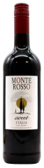 Monte Rosso Sweet Italia Rotwein lieblich 9.5% vol, 6 x 0.75 l Flasche.