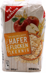Gut & Günstig Haferflocken kernig 5 x 500g Packung