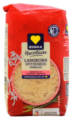 Herzstücke Langkorn Spitzenreis Parboiled, 6 x 500g Beutel