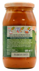Homann Champignon Sauce mit Sahne, 6 x 400ml Glas