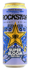 Rockstar Energy Drink Blueberry Mint Zero Sugar, 12 x 0.5l Dose EINWEG