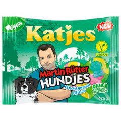 Katjes Martin Rütter Hundjes Fruchtgummi vegan, 18 x 175g Beutel