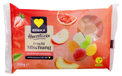 Herzstücke Gelee-Fruchtmischung, 5 x 250g Schale