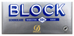 Donckels Block Schokolade 40% Kakao, 17 x 200g Tafel