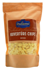 Duliamo Kuvertüre-Chips weiss, 1 x 1kg Beutel