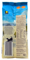 Herzstücke Vital Complete Premium Klomplett-Mahlzeit reich an Frisch-Geflügel mit Hirse Hundefutter, 4 x 3 kg Beutel