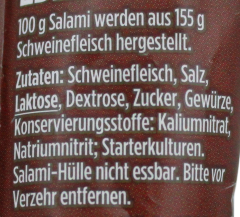 Aoste Edelsalami luftgetrocknet, 4 x 225g Salami