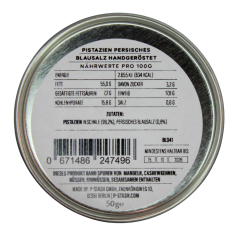 P-Stash Pistazien mit persischem Blausalz, 12 x 50g Dose