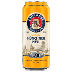 Paulaner Original Münchner Hell Hellbier, 24 x 0.5 l Dose EINWEG