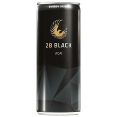 28 Black Acai Energy Drink, 24 x 0.25 l Dose EINWEG
