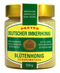 Dreyer deutscher Imkerhonig Blütenhonig, 5 x 500g Glas