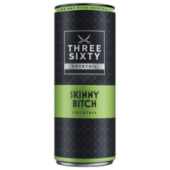 Three Sixty Skinny Bitch Cocktail 10% vol., 12 x 0.25 l Dose EINWEG