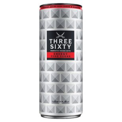 Three Sixty Vodka Energy Zero 10% vol., 12 x 0.33 l Dose EINWEG