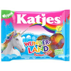 Katjes Wunderland Rainbow Fruchtgummi vegan, 20 x 210g Beutel