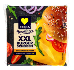 Herzstücke XXL Burger Scheiben-Käse, 14 x 200g Packung