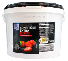 Premium Line Konfitüre Extra Edbeere, 1 x 12,5 kg Eimer