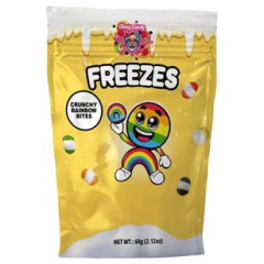 Chaos Candy Freezes Crunchy Rainbow Bites Fruchtgummi, 24 x 60g Tüte