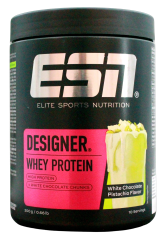 ESN Designer Whey Protein White Chocolate Pistachio Flavor, 1 x 300g Dose