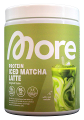 More Protein Iced Matcha Latte Getränkepulver, 1 x 300g Dose