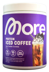 More Protein Iced Coffee Dark Cookie Crumble Flavour, 1 x 300g Dose