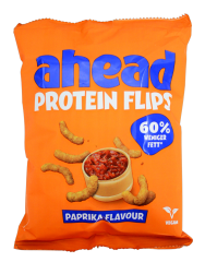 ahead Protein Flips Paprika Flavour vegan, 6 x 50g Beutel