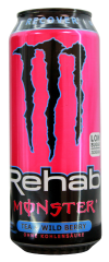 Monster Rehab Tea + Wild Berry Energy-Drink ohne Kohlensäure, 12 x 0.5 l Dose EINWEG