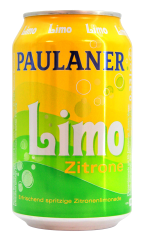 Paulaner Limo Zitrone, 24 x 0.33 l Dose EINWEG
