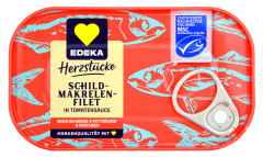 Herzstücke Schildmakrelen-Filets in Tomatensauce, 10 x 125g Dose