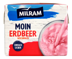 Milram Moin Erdbeer Drink, 20 x 200ml Trinkpäckchen
