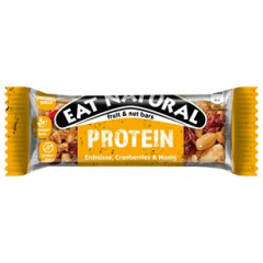 Eat Natural Erdnuss, Cranberries & Honig Protein Riegel, 12 x 40g Riegel