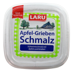 Laru Apfel-Grieben Schmalz, 6 x 150g Becher