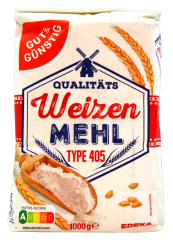 Gut & Günstig Weizenmehl Type 405, 10 x 1 kg Packung