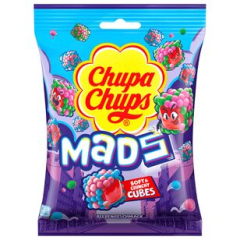 Chupa Chups Mads Berries soft & crunchy Cubes, 12 x 115g Tüte