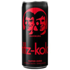 fritz-kola Super Zero, 24 x 0.33 l Dose EINWEG