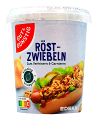 Gut & Günstig Röstzwiebeln, 8 x 150g Becher