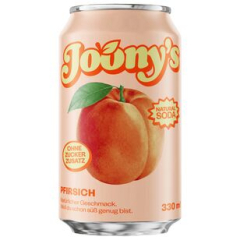 Joony's Natural Soda Pfirsich, 12 x 0.33 l Dose EINWEG